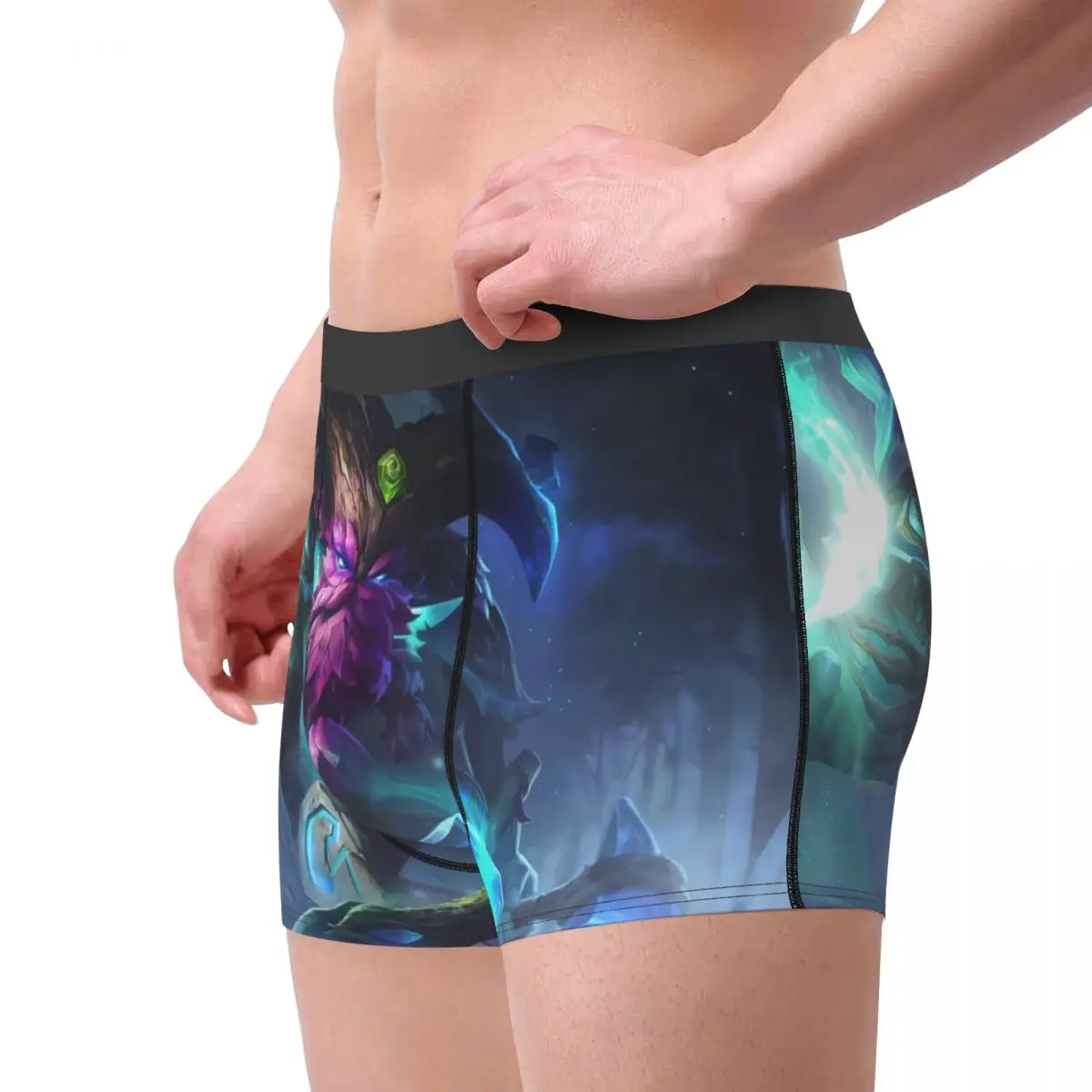 Ornn League Of Legends LOL MOBA Games Underpants Breathbale Panties Male Underwear Print Shorts Boxer Briefs