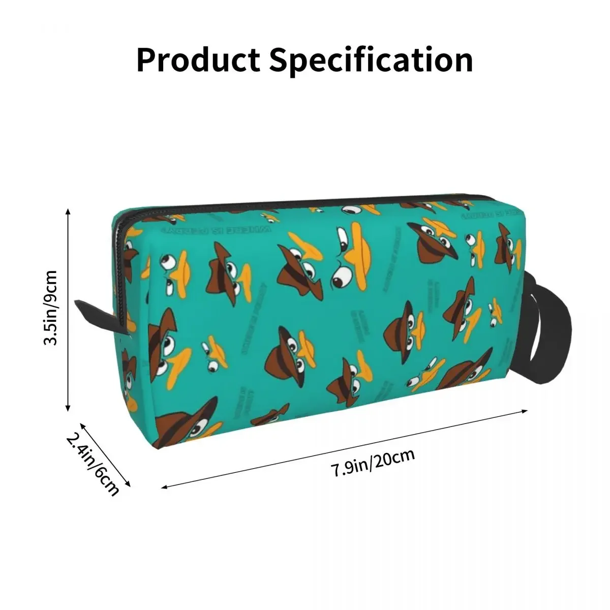 Perry The Makeup Bag Cosmetic Organizer Storage Dopp Kit Toiletry Cosmetic Bag for Women Beauty Travel Pencil Case