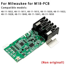 For M18 PCB Charging Protection Circuit Board For Milwaukee 18V 3Ah 4Ah 5Ah 6Ah Li-ion Battery PCB Board Motherboard 48-11-1811