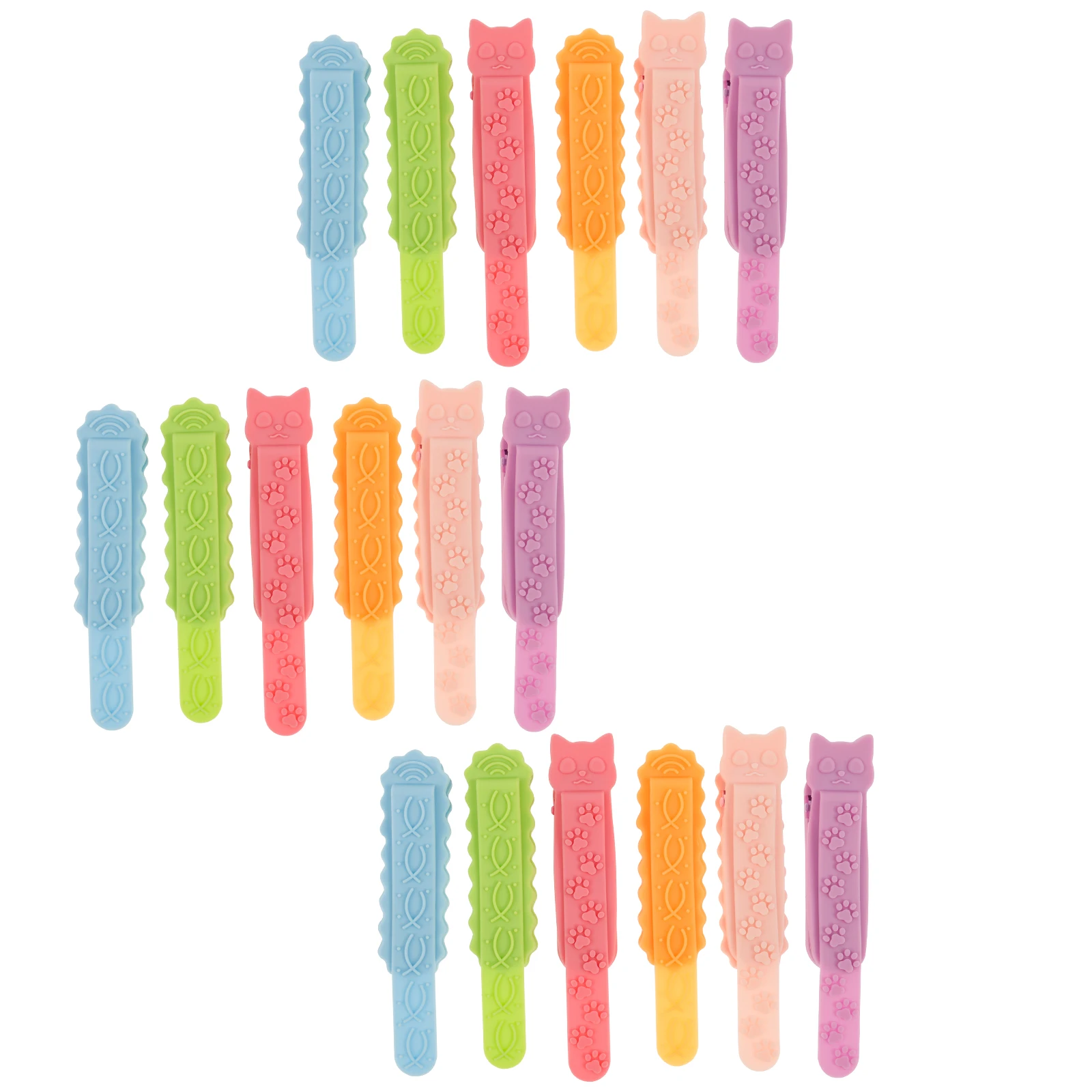 

18Pcs Silicone Auto Bookmark Auto Follow Page Silicone Book Mark Precise Page Marking Book Bookmark Clip Portable for Reading