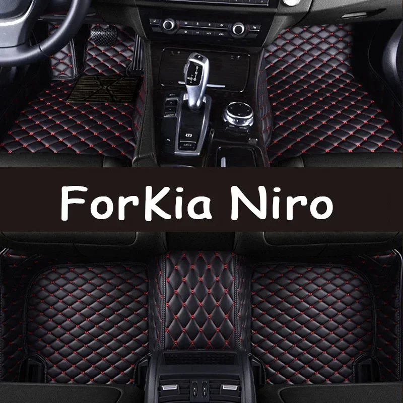 

Car Carpet Floor Mats For Kia Niro SG2 2023 2024 2025 Waterproof Pad Leather Mat Mud Cover Floors Car Accessories Interior Parts