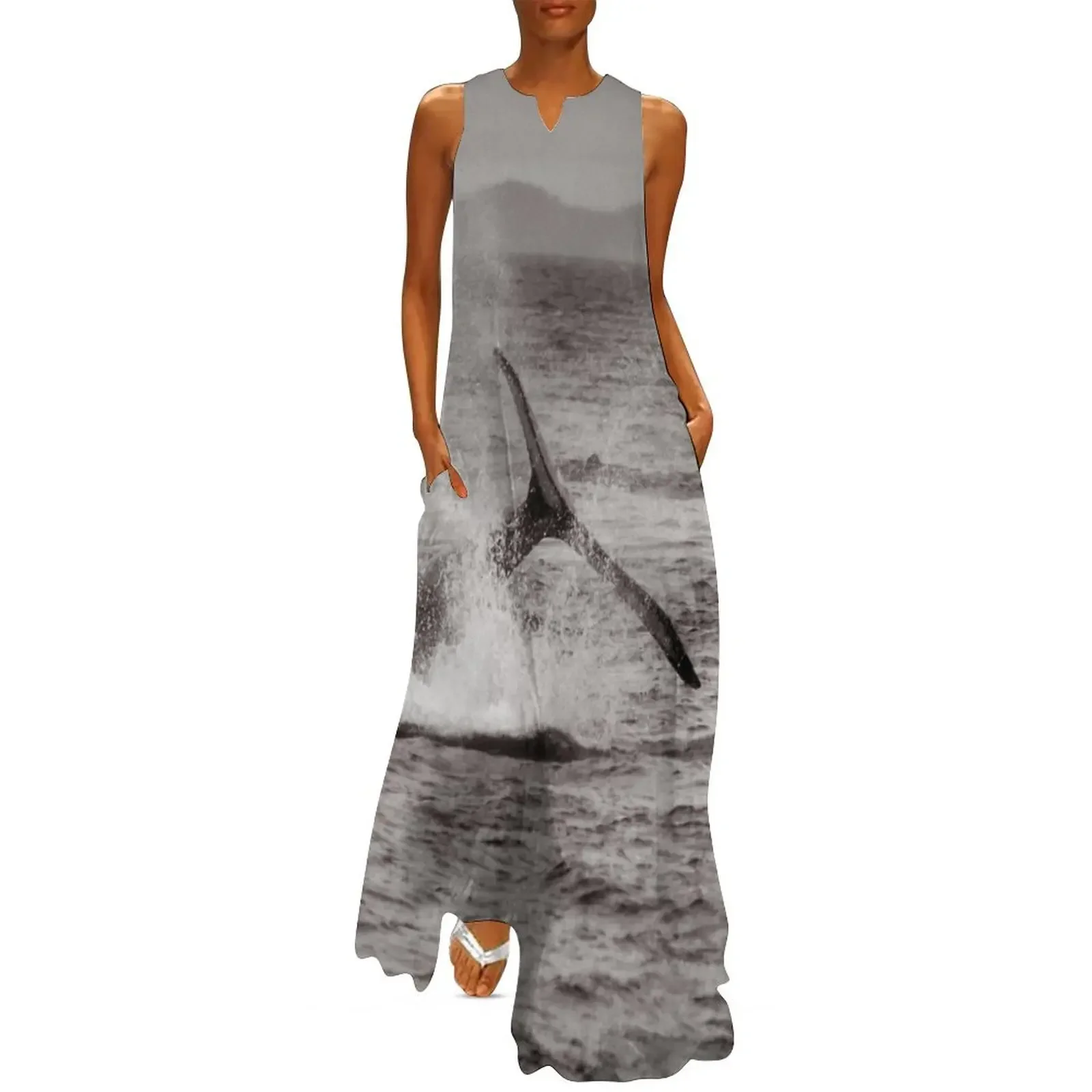 

Whale Watching - Humpback Whale Long Dress women's evening dresses 2025 clothes Party dresses Dress