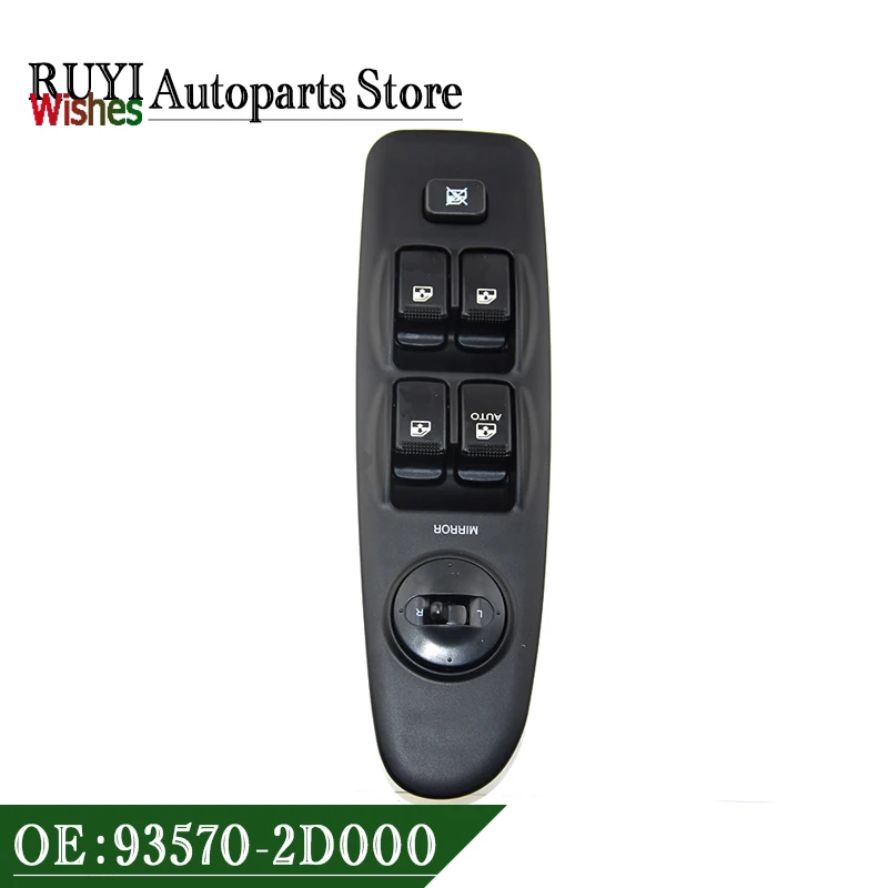 93570-2D000 High Quality Front Left Power Master Window Control Switch 935702D000 93570-2D100 for Hyundai Elantra 2002-2006