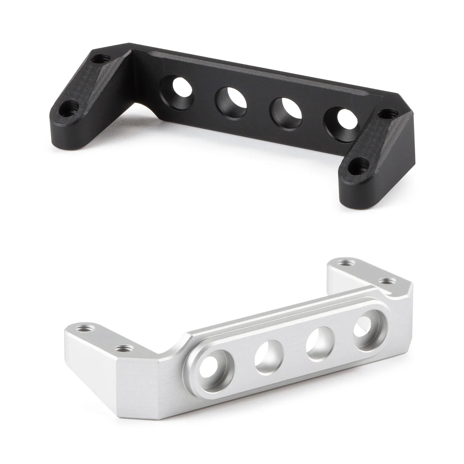 Machined Aluminum Servo Mount Black Clear for 1/10 RC Crawler Axial Vanquish Capra Portal Axle SOA 4WS Option Parts