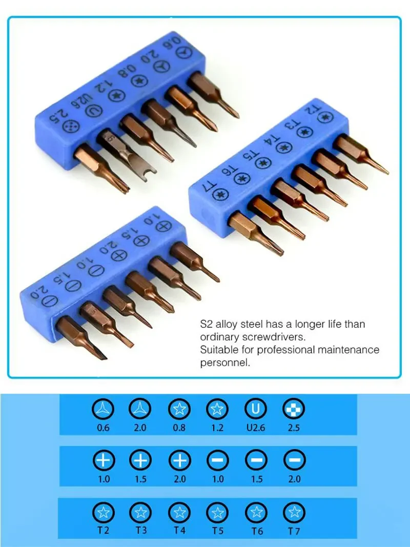 SS-5116  Mobile Phone Repair Tools Kit Spudger Pry Opening Screwdriver tools Set Repair Tools for iPhone8