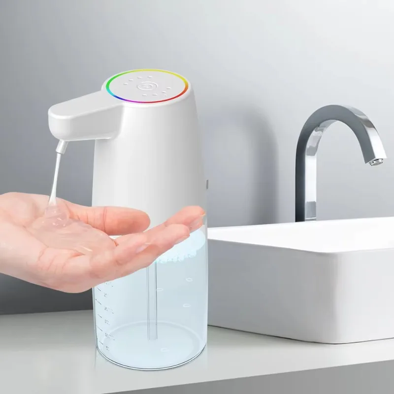 

New Arrival Waterproof Wall Mounted Soap Dispenser Touchless Electric Automatic Sensor Dishwashing Foaming for Household Use