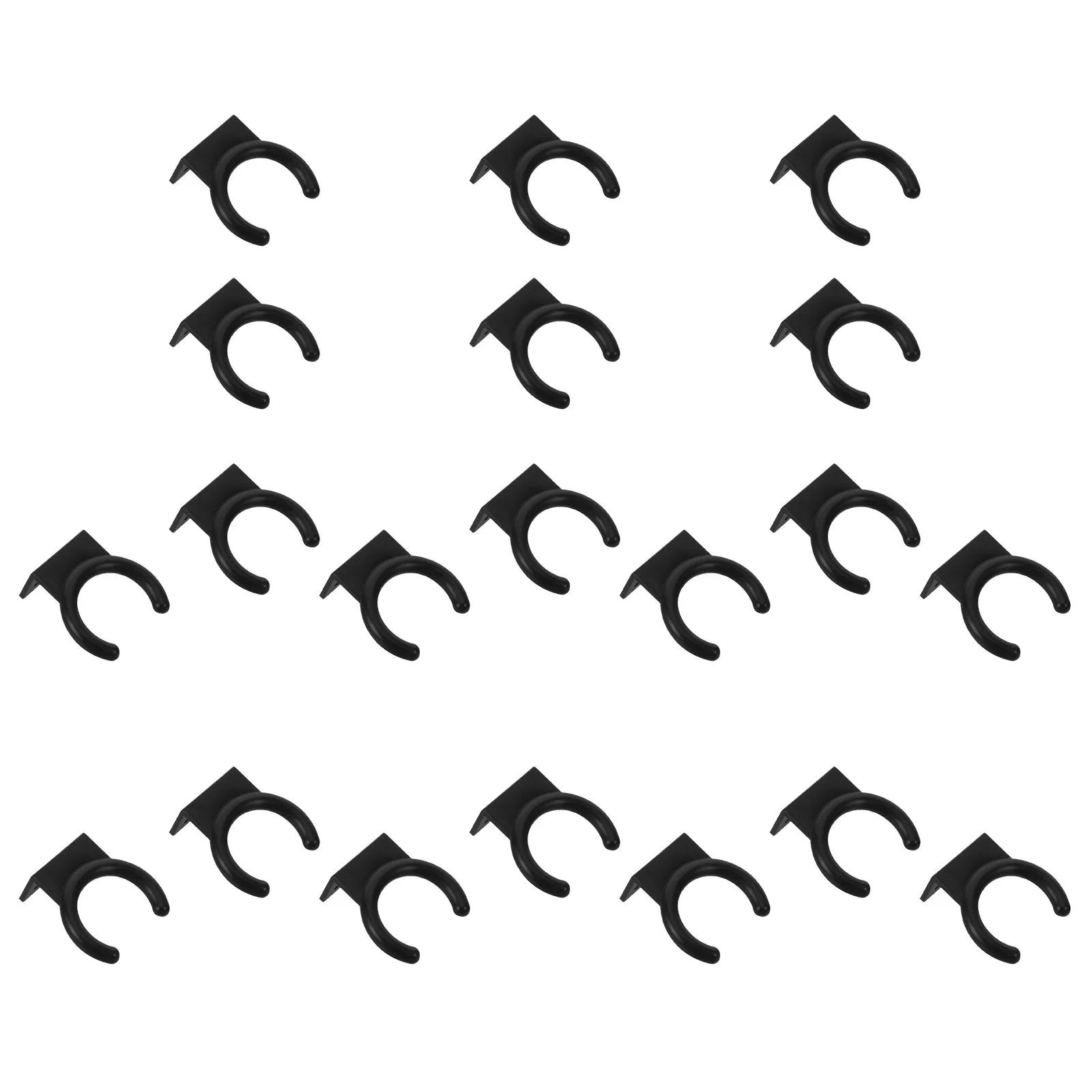 20 Pcs Mic Stand Wall Mount Classroom Microphone Hanger Hook for Ktv Cable Holder Easy Install Band Rack Storage