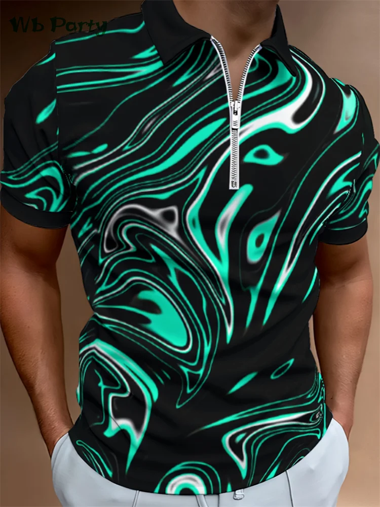 

Fashion 3D Print Men's Shirt Casual T Shirt Men Polo Shirts for Men 3D Novelty Print T-shirt for Men Lapel Polo Men's Clothing