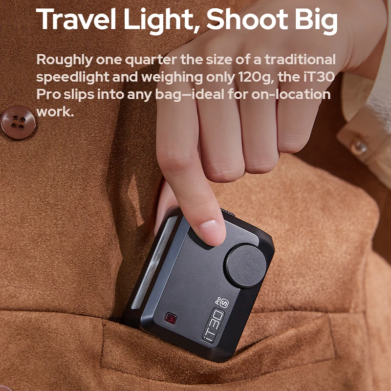 Godox iT30Pro 120g TTL Touchscreen 2.4G Wireless Pocket Camera Flash HSS for Canon Nikon Sony Fuji Olympus Pro Results