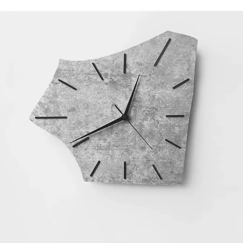 

Shape Wall Clocks Silent Sweep Needle Clock Living Room Decoration Minimalist Polygon Acrylic Wall-mounted Timepiece