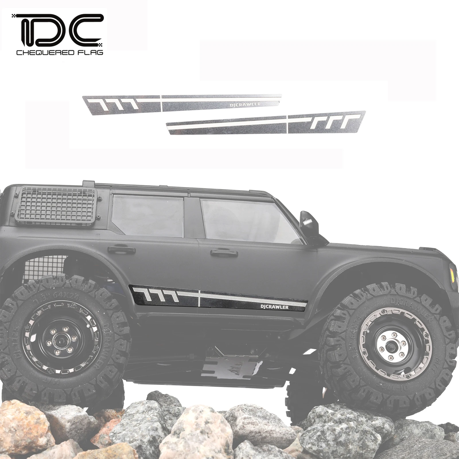 DC Accessories for TRX-4M Bronco KIT 1/18 TRX4M RC Car Vehicle Upgrade Parts Simulation Protect Armor Decor Parts