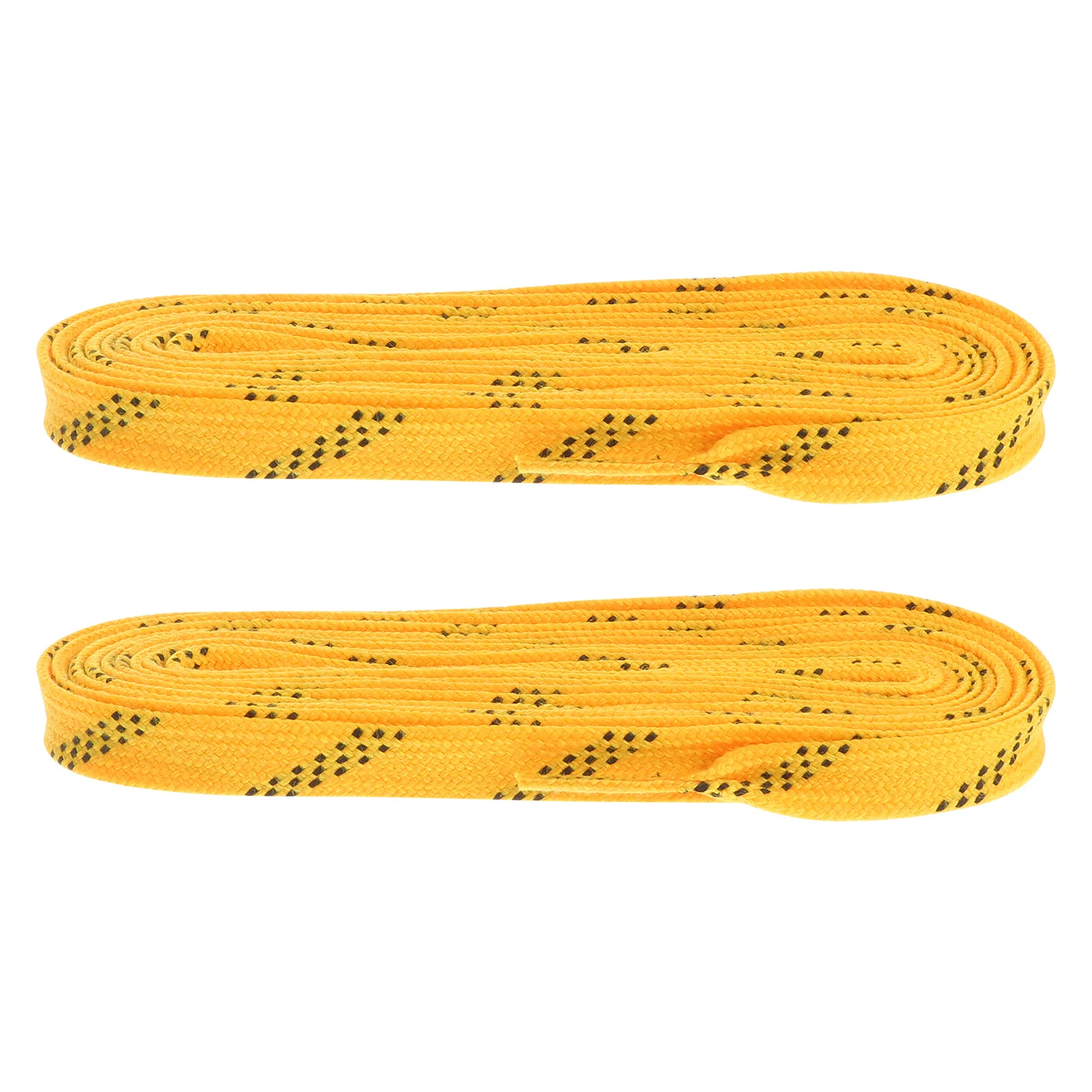 

1Pair All-Match Anti-Freezing Shoelaces for Ice Hockey Sports Shoes Fine Workmanship Practical Gift Choice 96 Inch Yellow
