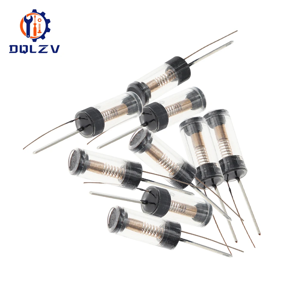 SW-18020P 12V Transparent Highly Vibration Switch Ball Tilt Double bead Angle Spring Sensor