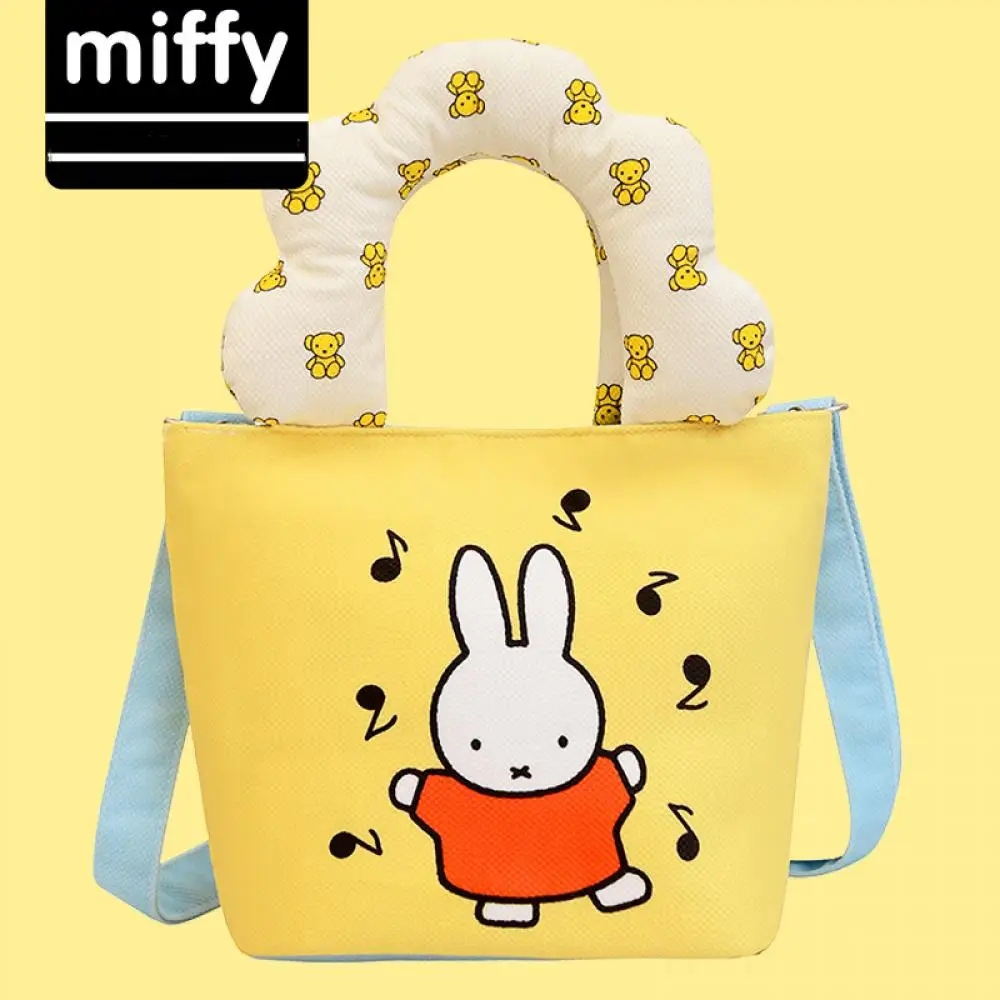 

Popular Cute Miffy Cartoon Handbag Crossbody Bag Kawaii Single-Shoulder Bag Mobile Phone Bag Small Tote Bag Girls Gift
