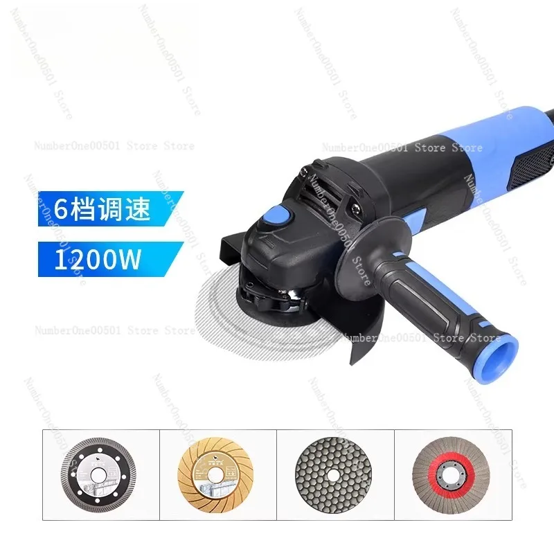 High Power Angle Grinder Handheld Stone Polisher For Slab Edge Cutting Grooving Tool