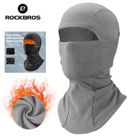 ROCKBROS Winter Warm Balaclava Women Men Ski Cycling Full Face Mask Thermal Winderproof Fleece Bike Motorcycle Helmet Liner Cap