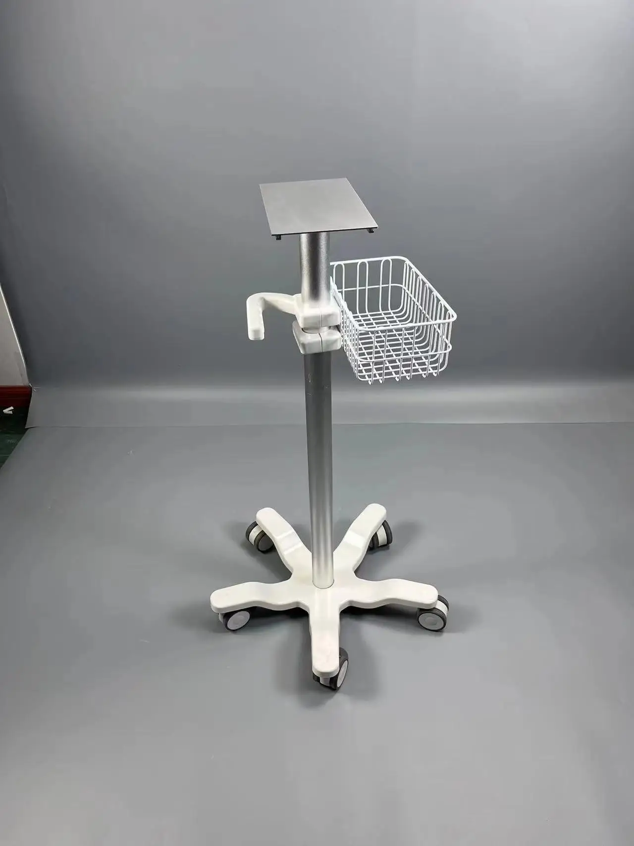 New Patient Monitor Use Aluminium Alloy Universal Mobile Stand Table Trolley Cart