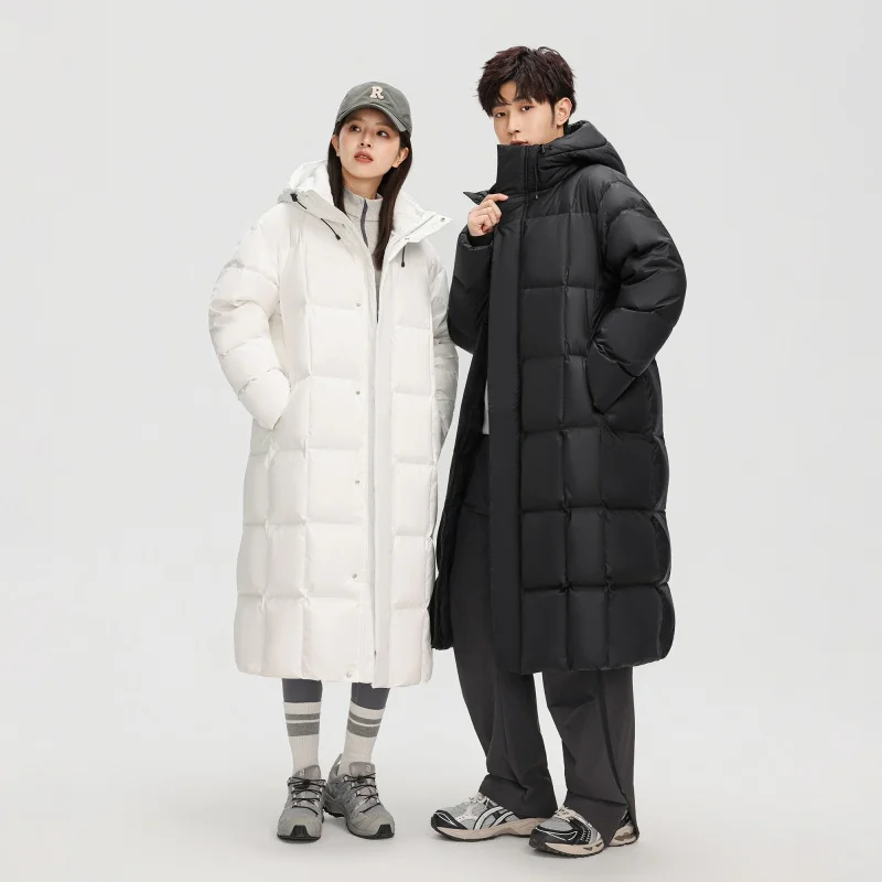 

Graphene Long Down Jacket for Men and Women, Heavy Winter Workwear Parka