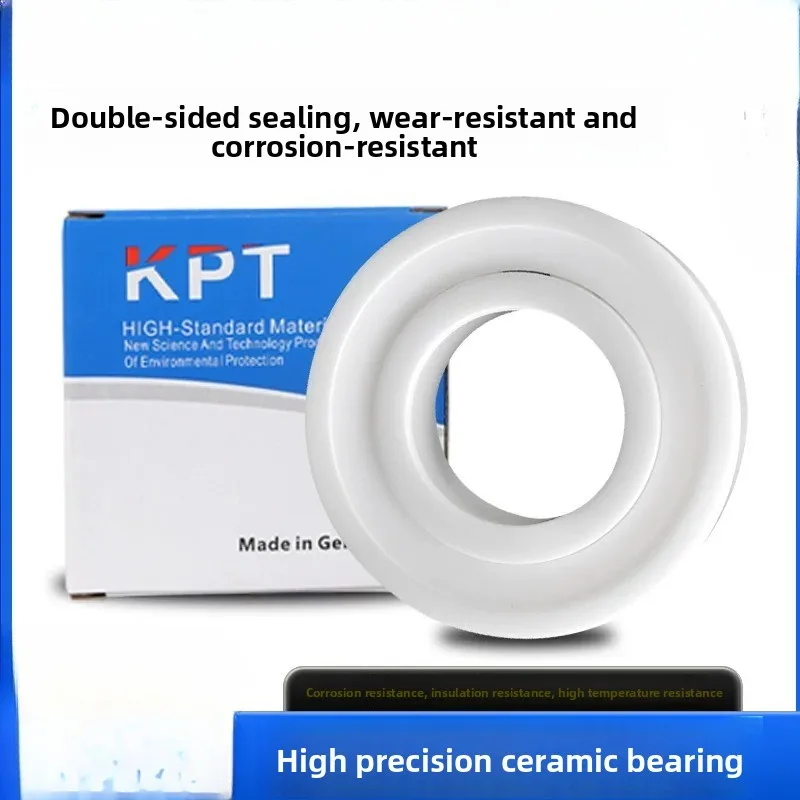 Full Ceramic Bearing, ZrO2 High Precision Corrosion Resistant ID6 OD10-19 for RC & Medical Devices