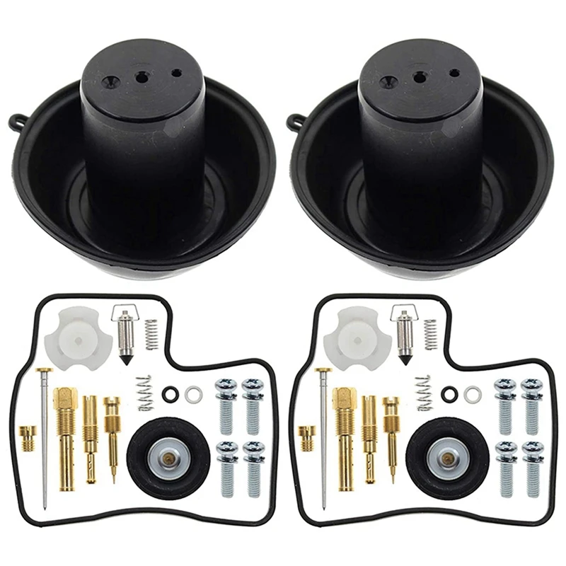 8X Repair Kit Carburetor Diaphragm Plunger With Needle For Honda Steed Shadow VLX 400