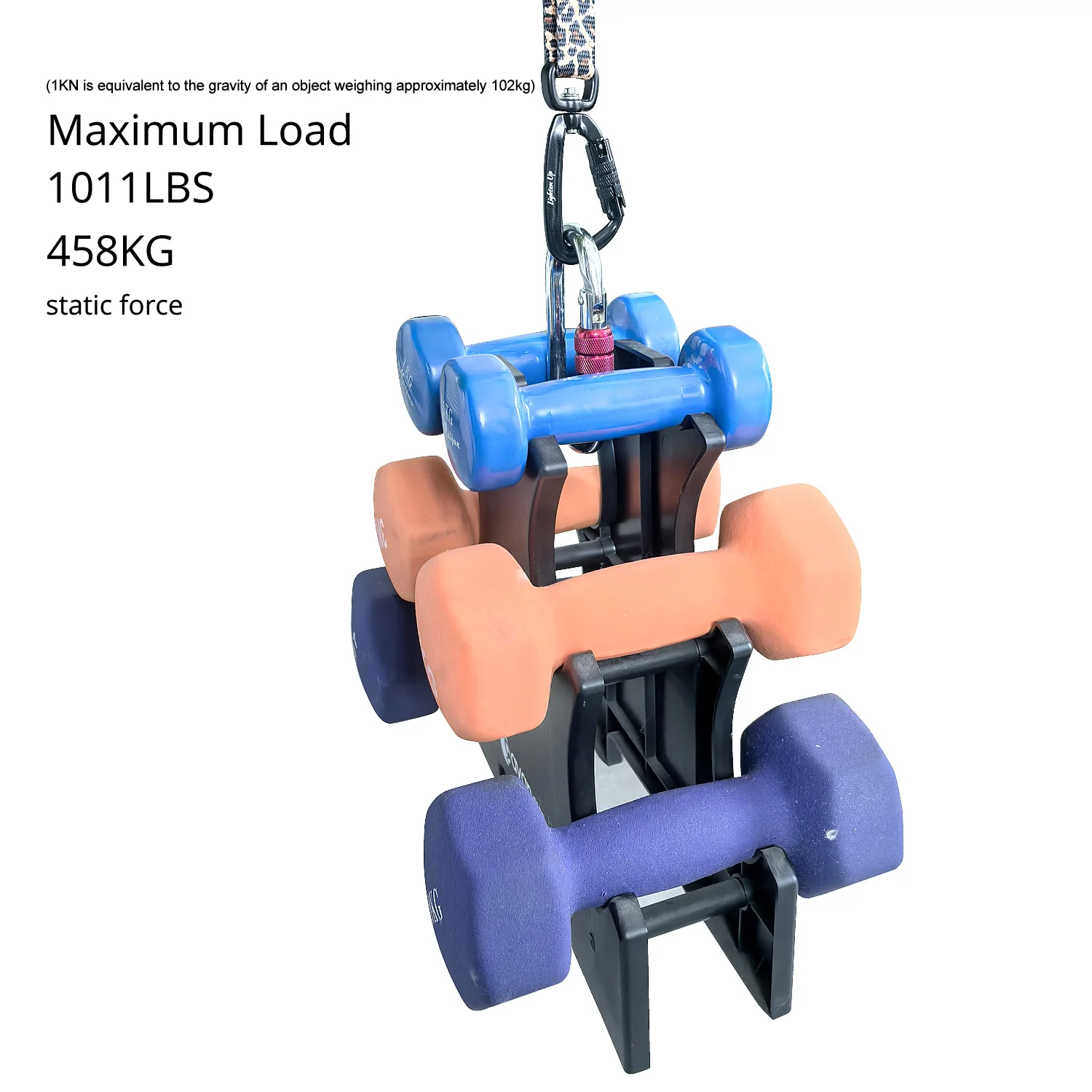 2/4 Stück 4KN Heavy Duty Wirbel Selbstsichernder Karabinerhaken Hundeleine Clip Snap 7075 Luftfahrt Aluminium Drehbolzen Karabinerhaken Drehgelenk – Detail 10