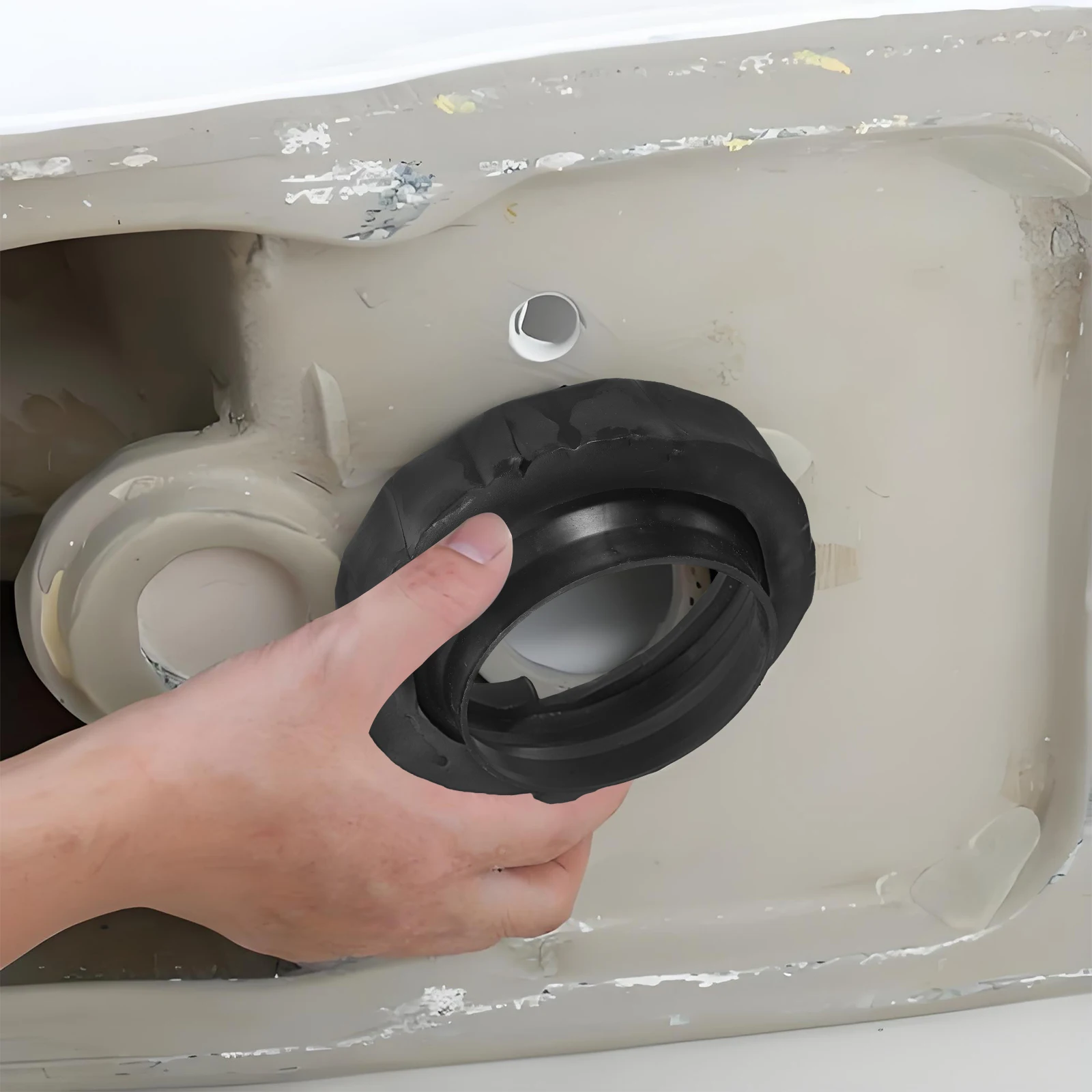 

Toilet Flange Seal Ring Universal Rubber Gasket Leak Proof Drain Connector Bowl Repair Kit Floor Flange Replacement Sealing