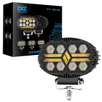 Darth Vader 5.5-inch Oval 8led work light Modified car LED floodlight paving with day running lights