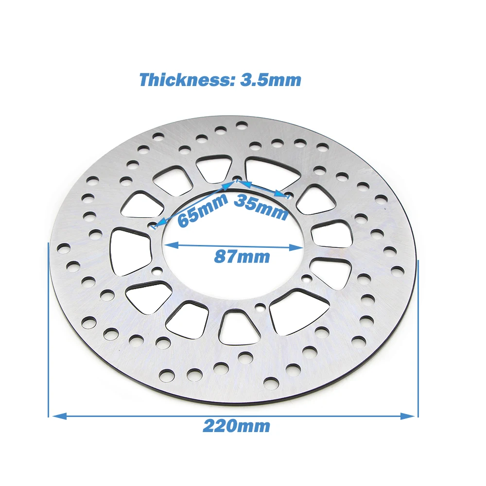 Motorcycle Front Brake Disc Rotor For Yamaha XTZ125 2004-2010 TW125 1999-2004 YZ125 YZ250 S/T DT125 LC 1986 1987 DT200 2LR 1987