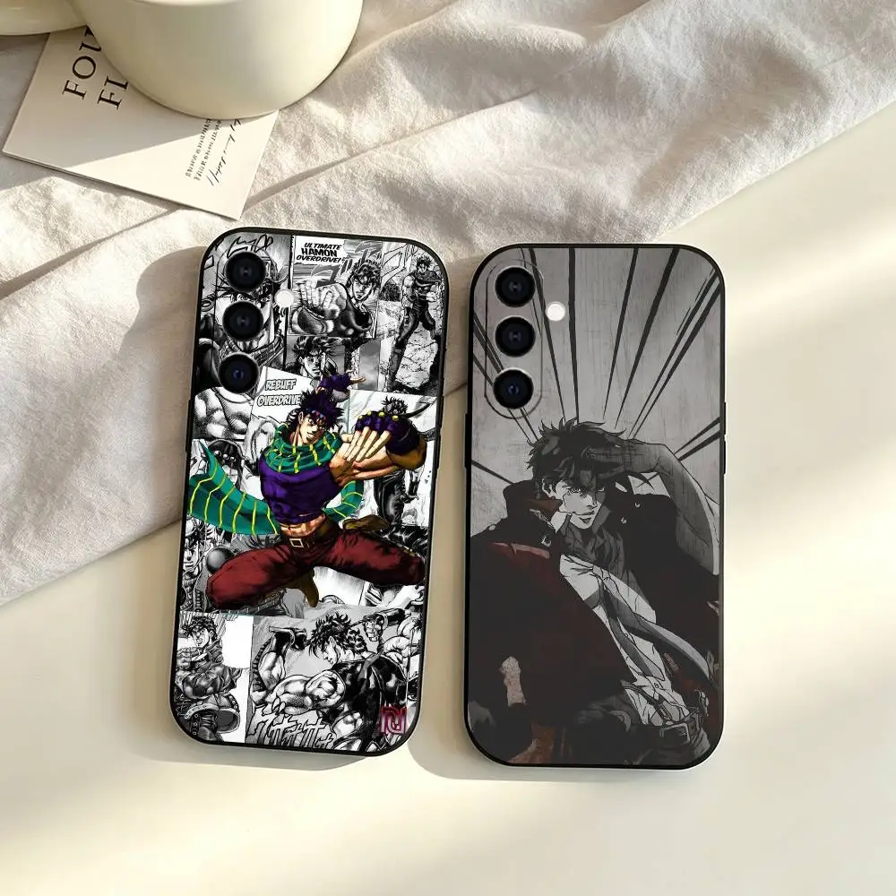 JoJos Joseph Joestar gift Phone Case For Samsung Galaxy A73,A72,A71,A70,A53,A52,A51,Soft Silicone Black Cover