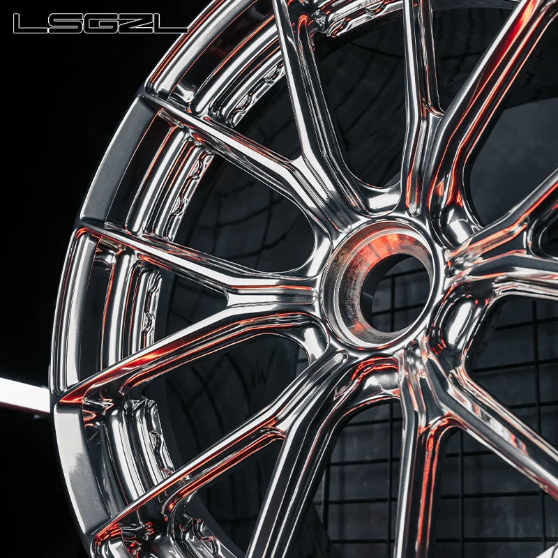 Custom Luxury Forged Monoblock Wheels Deep Concave Chrome Wheels 17 18 19 20 21 22 23 24 Inch 5x108 5x120 5x112 5x114.3F20,F30,F