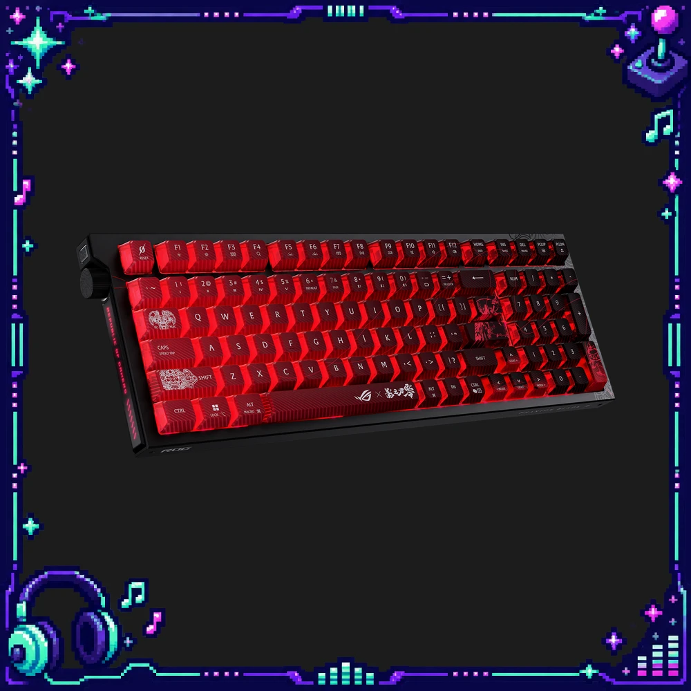 ROG Strix Morph 96 Phantom Blade Zero Edition Mechanical Keyboard Wireless 3-Mode Gasket Hot-Swappable ROG NX Storm V2 Keyboard