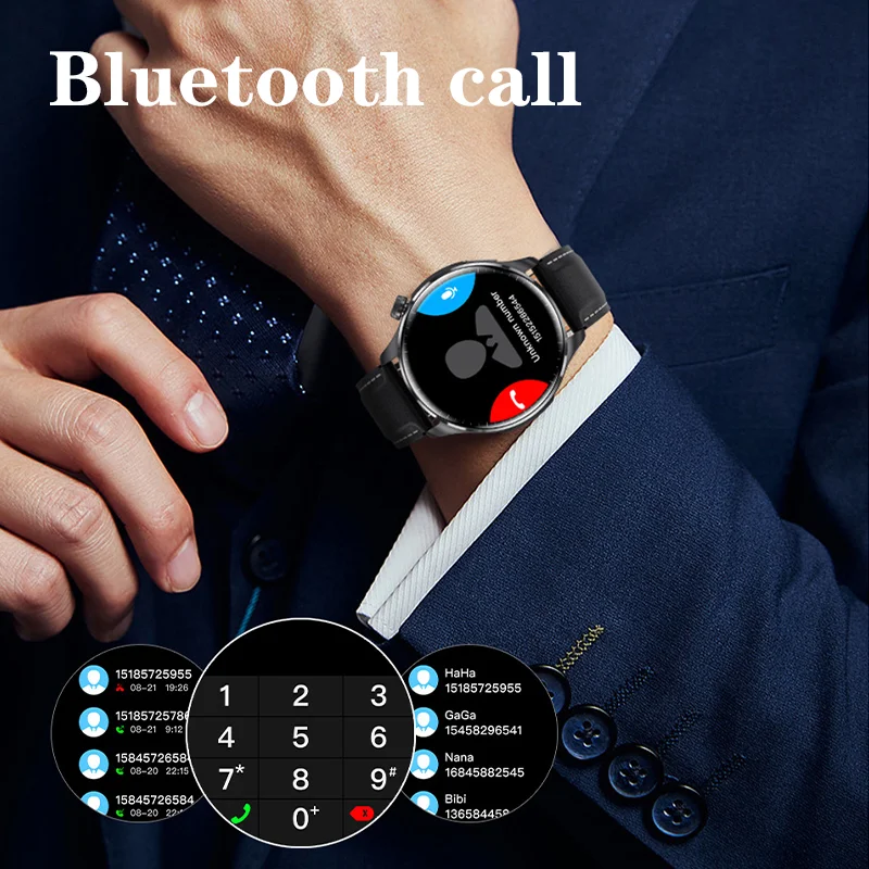 Xiaomi Mijia GPS Movement Track Smartwatch Men NFC Bluetooth Call Voice Assistant Sport Fitness Heart Rate Monitor Men\'s Watches
