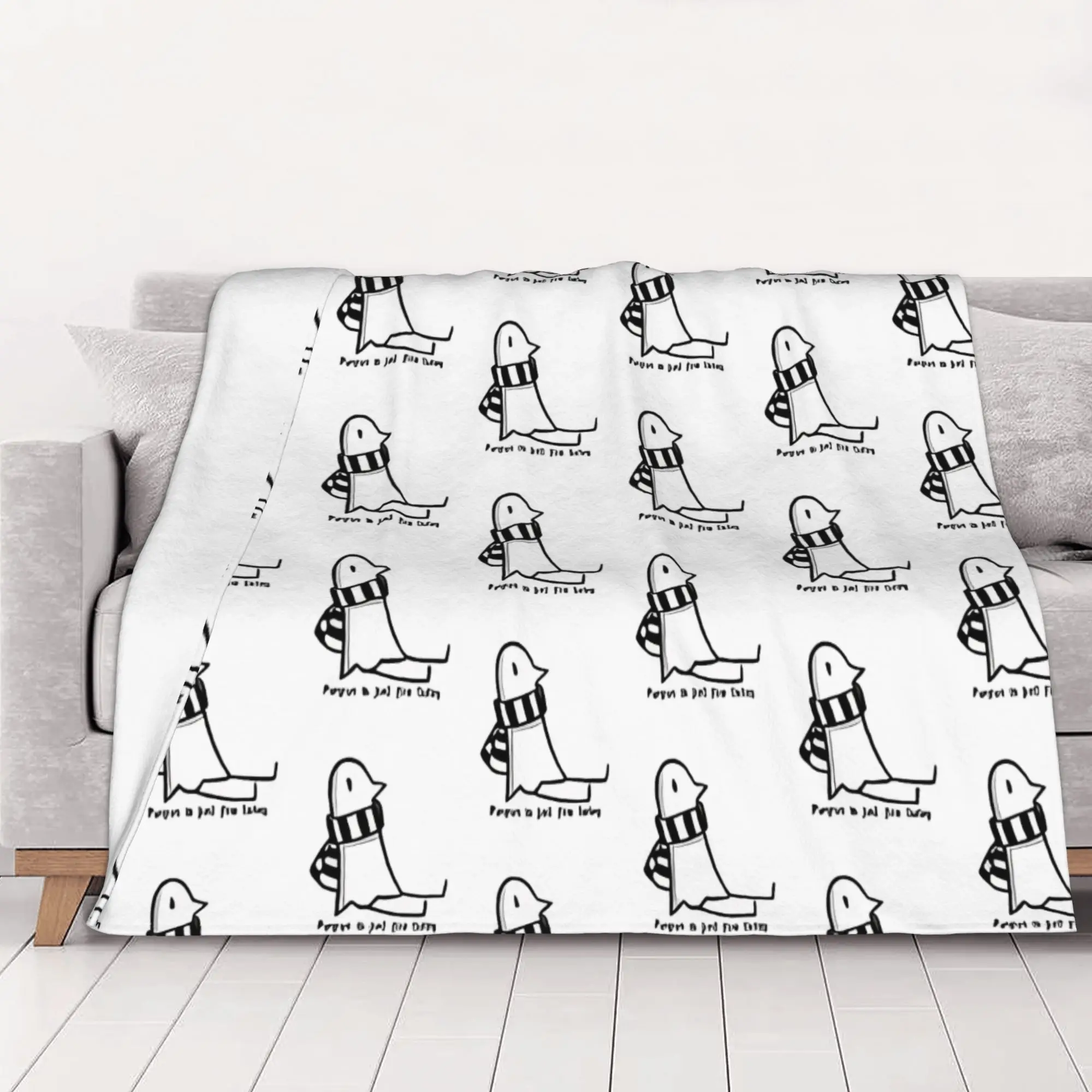 1PC home Cutecore Oyasumi Pun Pun Oyasumi Punpun Blanket Super Cosy Plush Home Living Room Sofa halloween