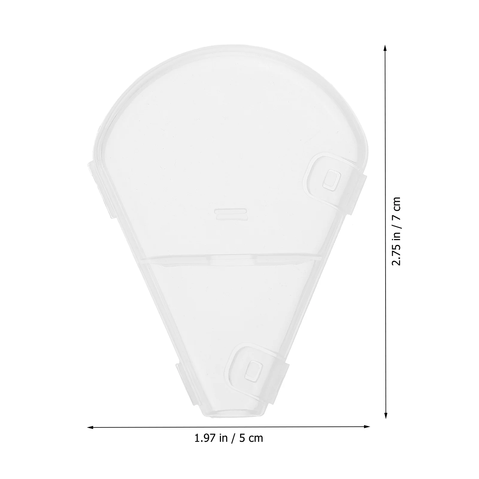 

10pcs High Light Brush Cover Plastic Protector For Fan Brushes Makeup Medium Small Reusable Travel Storage
