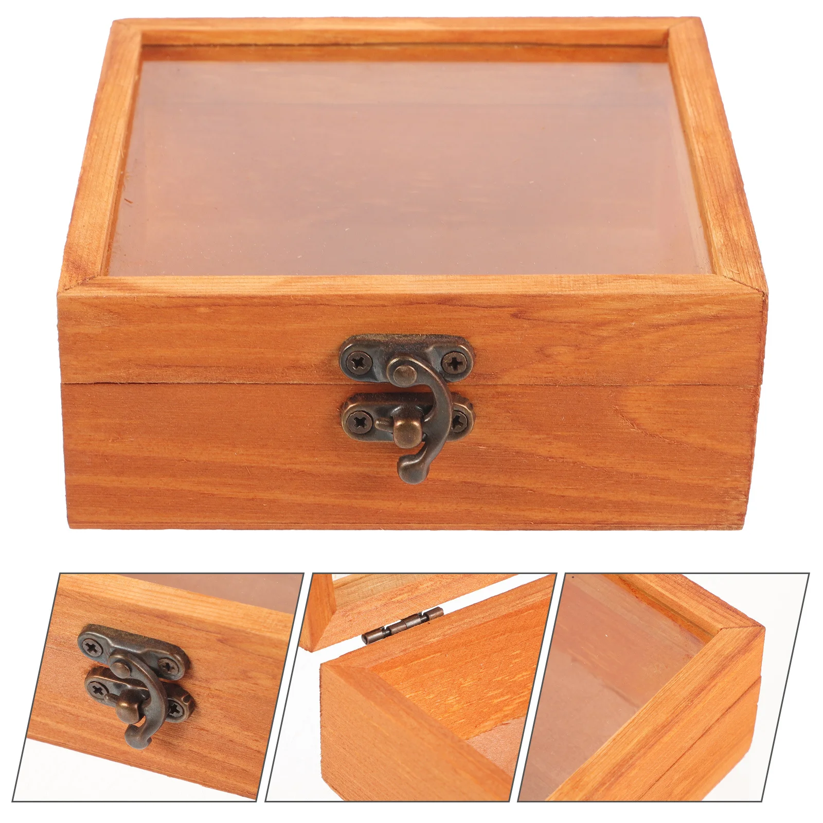 

Portable Cigar Box Multi-Functional Wood Travel Humidor Compact Protective Case For Cigars Jewelry Storage Outdoor Reusable