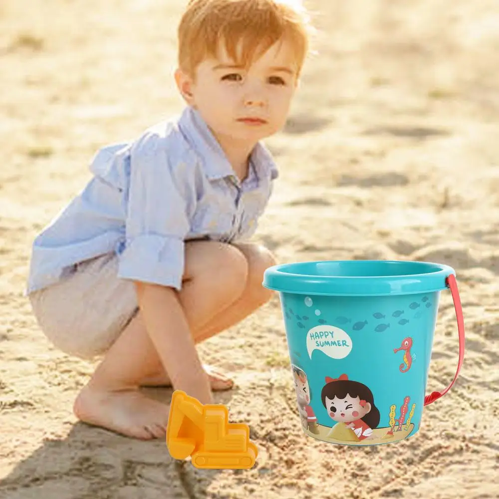 Toy Seaside Game Shovel Cart Tools Sand Toddler Beach Toys Digging Sand Tools Sand Bucket Suit Parent-Child Interactive Toys