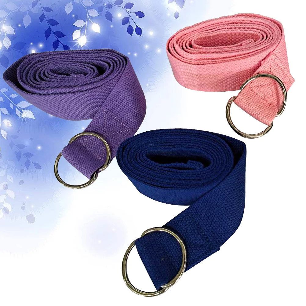 

3Pcs Yoga Stretch Bands Double Rings Thickened Pull Strap for Workout Fitness Exercise Tension Band Resistance Hip Band
