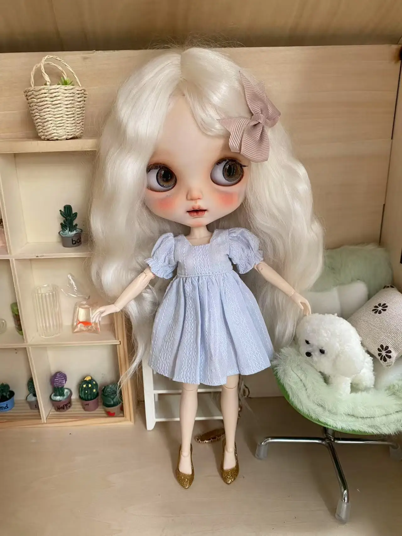 1/6 blythe Doll Clothes Blue Dress For Blyth Doll Accessories - AliExpress 26 1/6 blythe Doll Clothes Blue Dress For Blyth Doll Accessories - AliExpress 26
