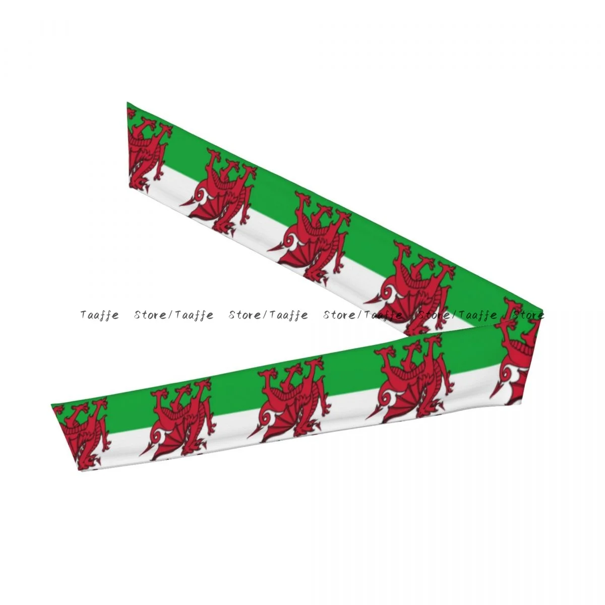 Sports Headband Head Tie Flag Of Wales Bandana Sweatbands Yoga Tennis Headwrap for adult