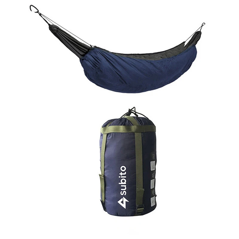 Outdoor Camping Cold Proof Hammock Underquilt Portable Hammock Thermal Under Blanket Insulation Warm Cotton Sleeping Bag