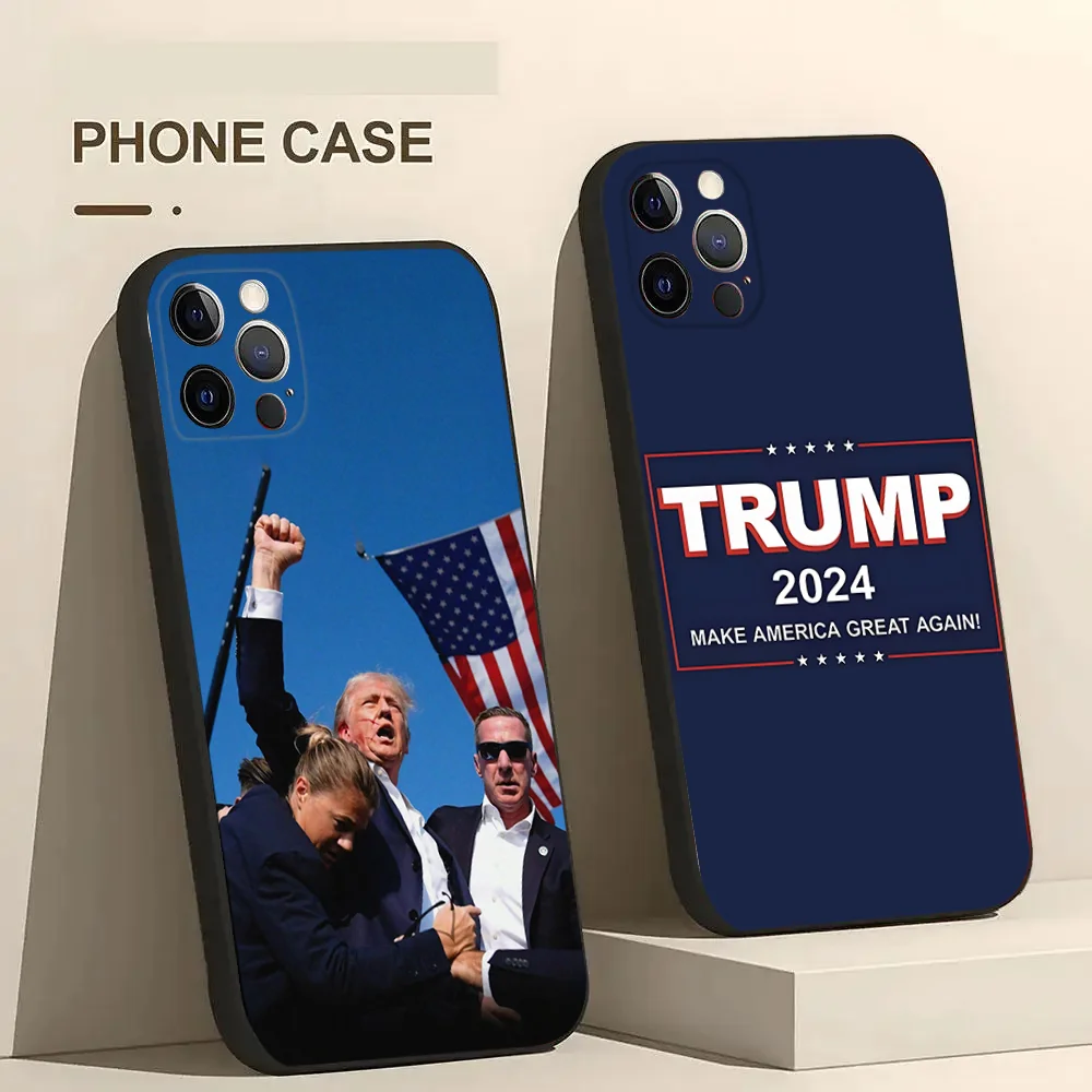 Donald Trump 2024 Phone Case For Iphone 15 11 13 14 Pro Max 7 8 Plus X Xr Xs Max Se2020 12mini Cover Case