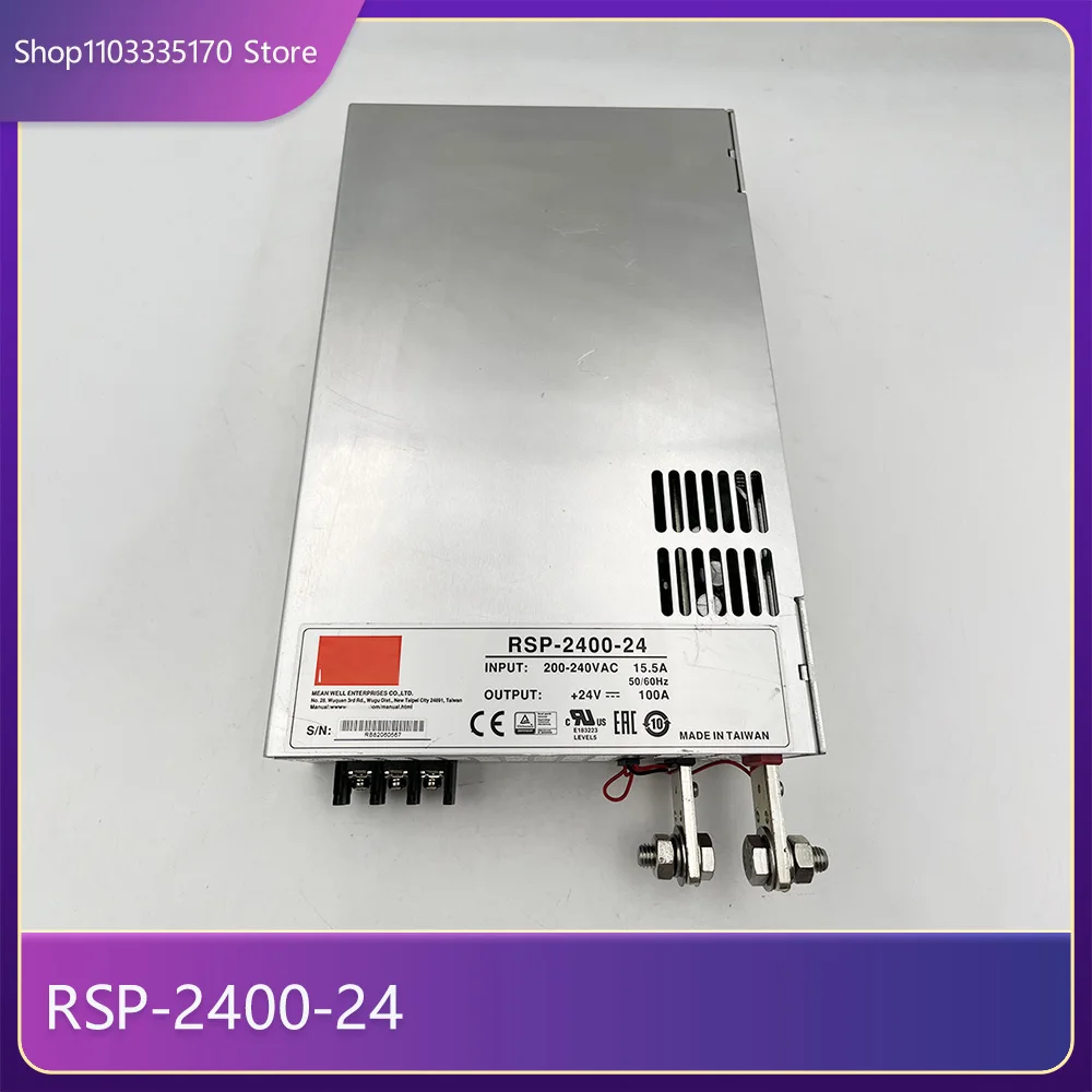 For MW RSP-2400-24 24V 100A 2400W Switching Power Supply