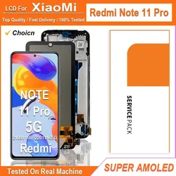 6.67'' Display For Xiaomi Redmi Note 11 Pro LCD 2201116TG, 2201116TI, 21091116I, 2201116SGLCD Touch Screen Digitizer Assembly