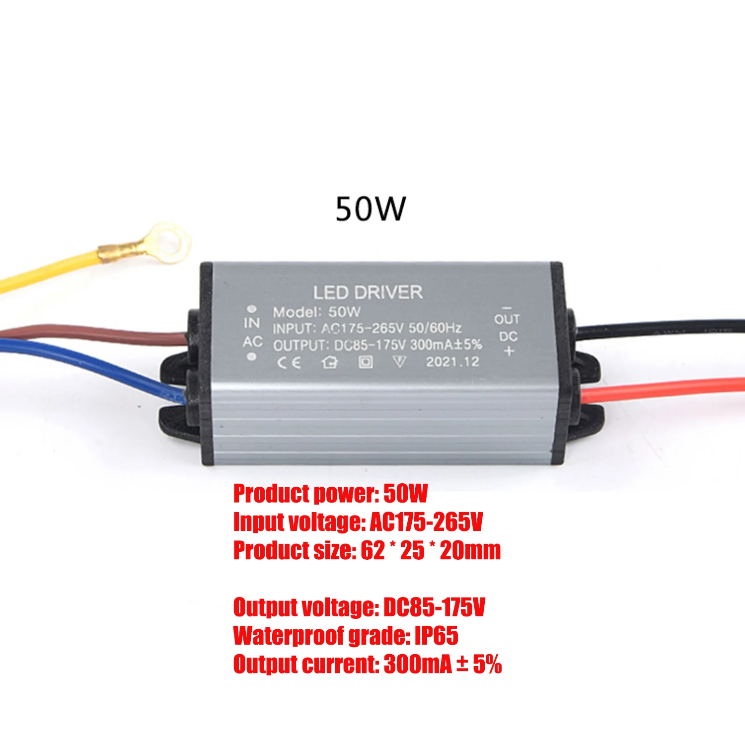 

Светодиодный прожектор, источник питания, лампа High Bay, драйвер постоянного тока, аксессуары, уличный фонарь, взрывозащищенный балласт, 50 Вт