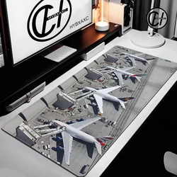 Large Airport Top View Aesthetic Rubber Gaming Mouse Pad Non-Slip Desk Mat for Office Computer Keyboard Room Decor Birthday Gift