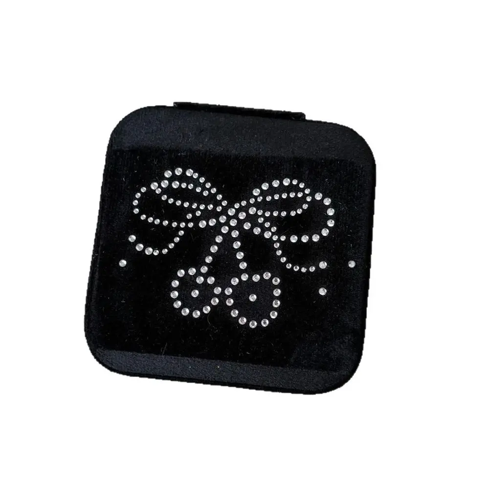 

Shining Cherry Jewelry Storage Box Velvet Partition Design Jewelry Case Earrings Ring Storage Jewelry Display Organizer