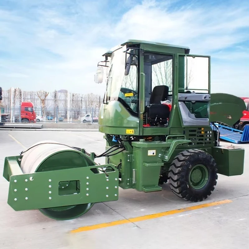 Ride on Road Roller Hydraulic Drive Compaction Machinery Large Earthwork Project Equipment Customized Seat Configuration