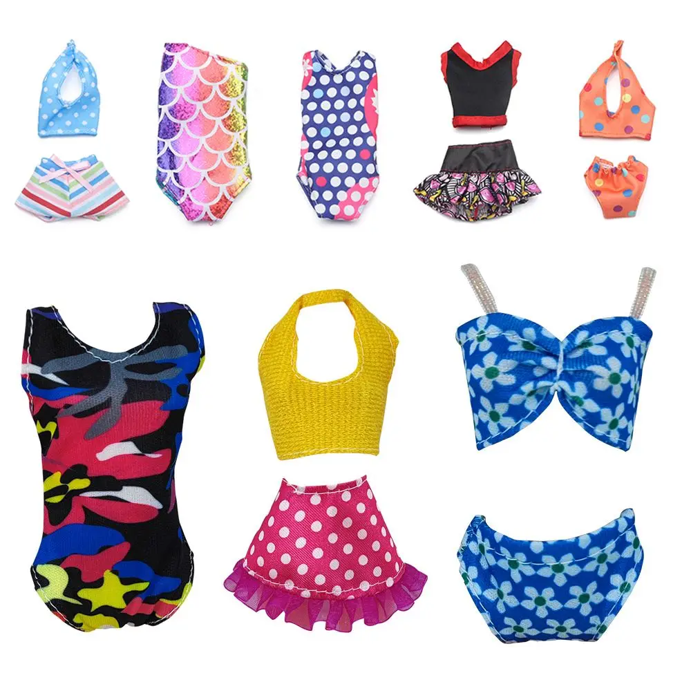 1Pcs Dolls Swimsuit Doll Dress Clothes Swimming Clothes Short Pants Sports Wear Daily Suit DIY Doll Clothes Accessories