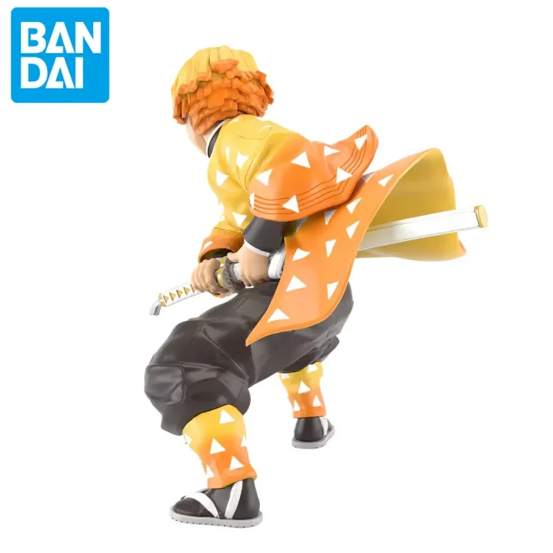 Oryginalna figurka Bandai-rise FRS Demon Slayer Zenitsu Agatsuma Anime Model Doll Assembly Model Kit Kolekcja zabawek dla dzieci w prezencie