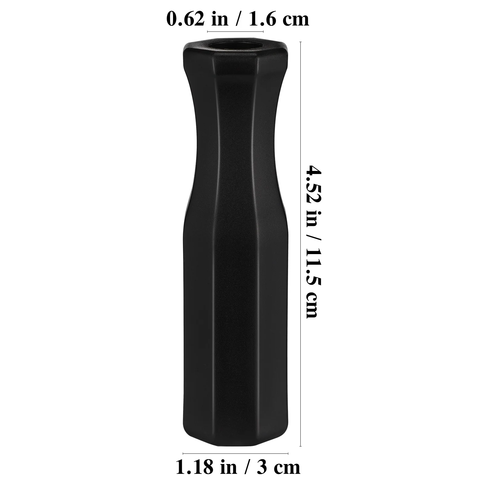 4 Stück achteckige Tischfußballgriffe aus schwarzem Kunststoff, ergonomisches Design, Tischfußball-Ersatzgriffe für glattes Gameplay